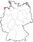 Karte Großheide, Ostfriesland